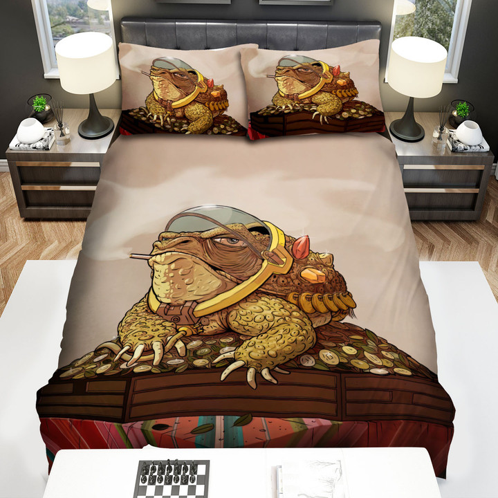 The Wildlife - The Frog And His Treasure Bed Sheets Spread Duvet Cover Bedding Sets
