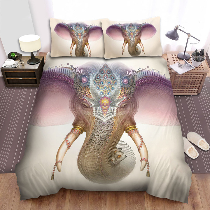 The Wild Animal - The Elephant God Symbol Bed Sheets Spread Duvet Cover Bedding Sets