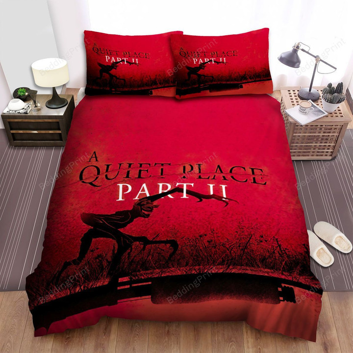 A Quiet Place Part Ii Movie Art Bed Sheets Spread Comforter Duvet Cover Bedding Sets Ver 1