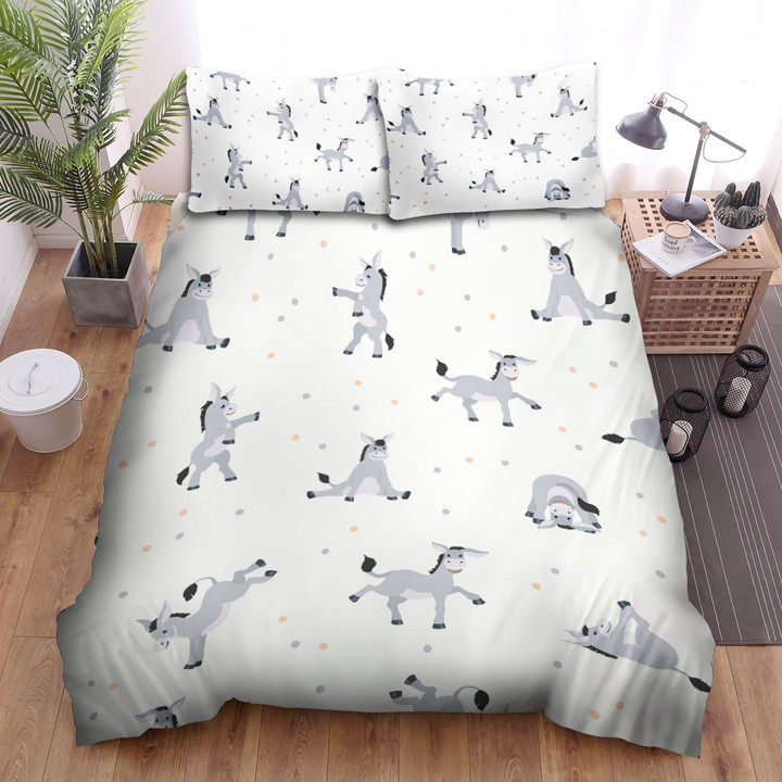 The Cattle - The Donkey Dancing Seamless Bed Sheets Spread Duvet Cover Bedding Sets