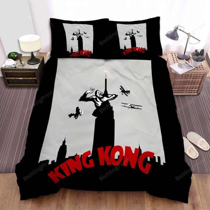 King Kong Movie Poster Xi Photo Bed Sheets Spread Comforter Duvet Cover Bedding Sets