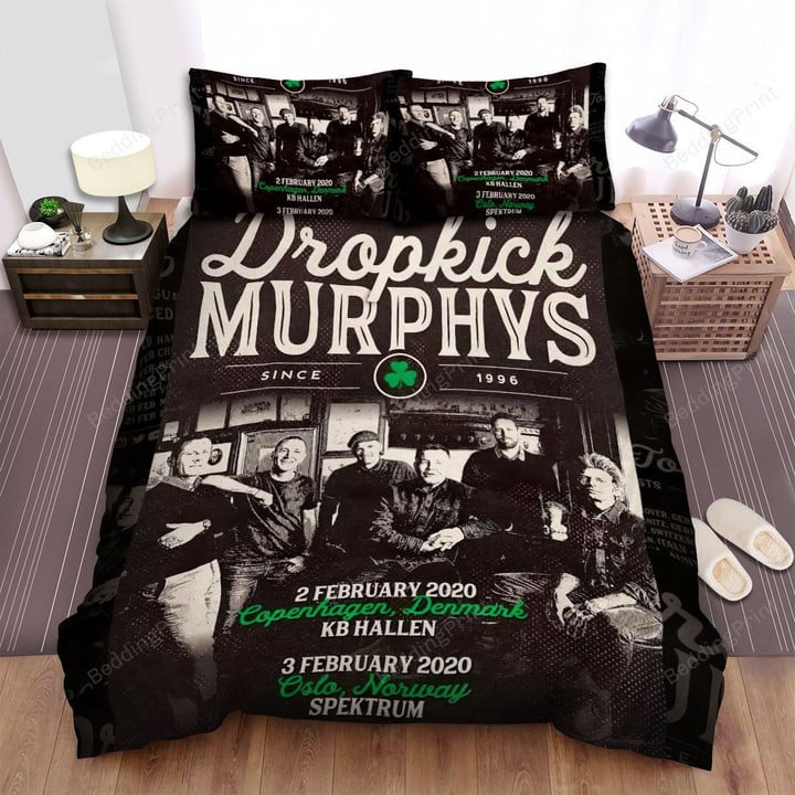 Dropkick Murphys Vintage Poster Bed Sheets Spread Comforter Duvet Cover Bedding Sets