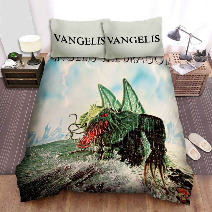 Vangelis The Dragon Album Music Bed Sheets Spread Comforter Duvet Cover Bedding Sets