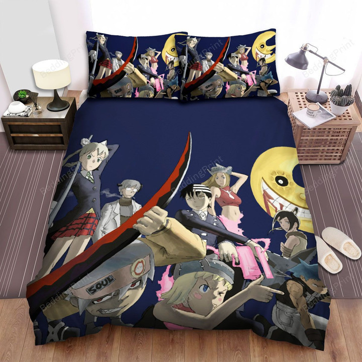 Soul Eater Characters Fighting Bed Sheets Spread Comforter Duvet Cover Bedding Sets
