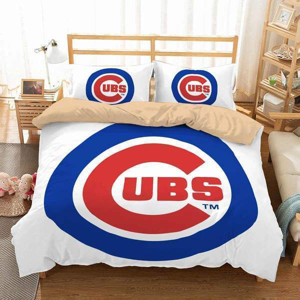 Chicago Cubs 3D Customized Duvet Cover Bedding Set