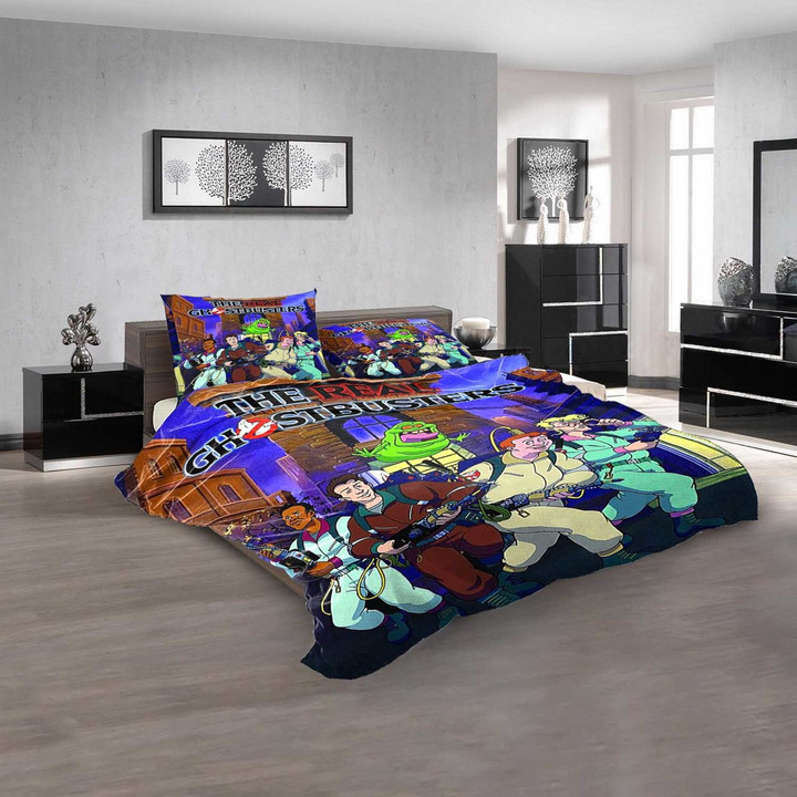 Cartoon Movies The Real Ghostbusters 3d Bedding Set