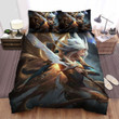 League Of Legends Viridian Kayle Digital Illustration Bed Sheets Spread Duvet Cover Bedding Sets