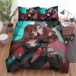 Little Witch Academia Croix Meridies & Chariot Du Nord Bed Sheets Spread Duvet Cover Bedding Sets