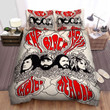 Black Angels Band Indigo Meadow Album Cover Bed Sheets Spread Comforter Duvet Cover Bedding Sets