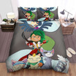 Santiago Of The Seas Bonnie Bones & Her Pokémon Artwork Bed Sheets Spread Duvet Cover Bedding Sets