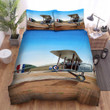 French Plane In Ww1 -  Landing Airplane Bed Sheets Spread Duvet Cover Bedding Sets