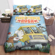 We Bare Bears Food Truck Rush Bed Sheets Spread Comforter Duvet Cover Bedding Sets