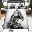 Shania Twain Black And White  Bed Sheets Spread Comforter Duvet Cover Bedding Sets