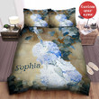 Personalized Hydrangea Violin Bed Sheets Spread Comforter Duvet Cover Bedding Sets