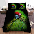The Wild Animal - The Green Parrot Image Bed Sheets Spread Duvet Cover Bedding Sets