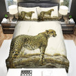 The Wild Animal - The Cheetah Vintage Art Bed Sheets Spread Duvet Cover Bedding Sets