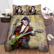 Les Claypool Rainbow Painting Bed Sheets Spread Comforter Duvet Cover Bedding Sets