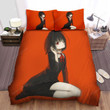 Another Mei Misaki With Red Eye Bed Sheets Spread Comforter Duvet Cover Bedding Sets