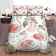 The Beautiful Bird - The Flamingo Queen Bed Sheets Spread Duvet Cover Bedding Sets