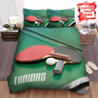 Table Tennis Paddles Close-Up Bed Sheets Spread Comforter Duvet Cover Bedding Sets