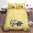 Chibi Ultraman & Crab Villain Bed Sheets Spread Comforter Duvet Cover Bedding Sets