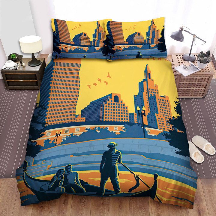 Rhode Island Providence The Renaissance City Bed Sheets Spread Comforter Duvet Cover Bedding Sets
