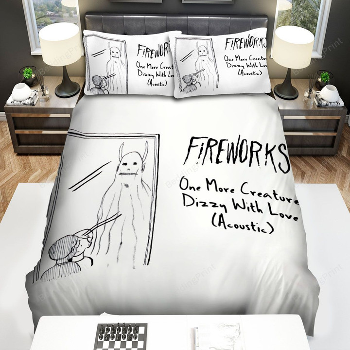 Fireworks One More Creature Dizzy With Love Bed Sheets Spread Comforter Duvet Cover Bedding Sets
