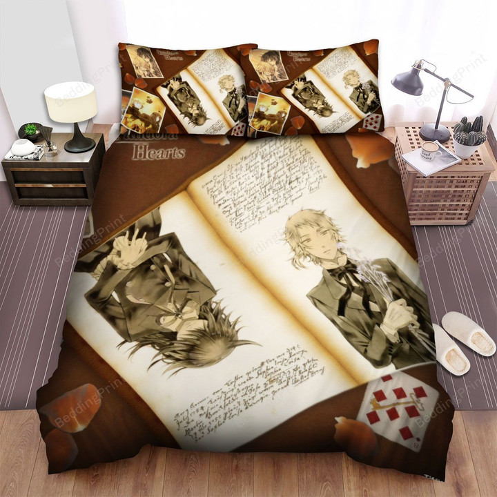 Pandora Hearts Photos Letters Bed Sheets Spread Comforter Duvet Cover Bedding Sets