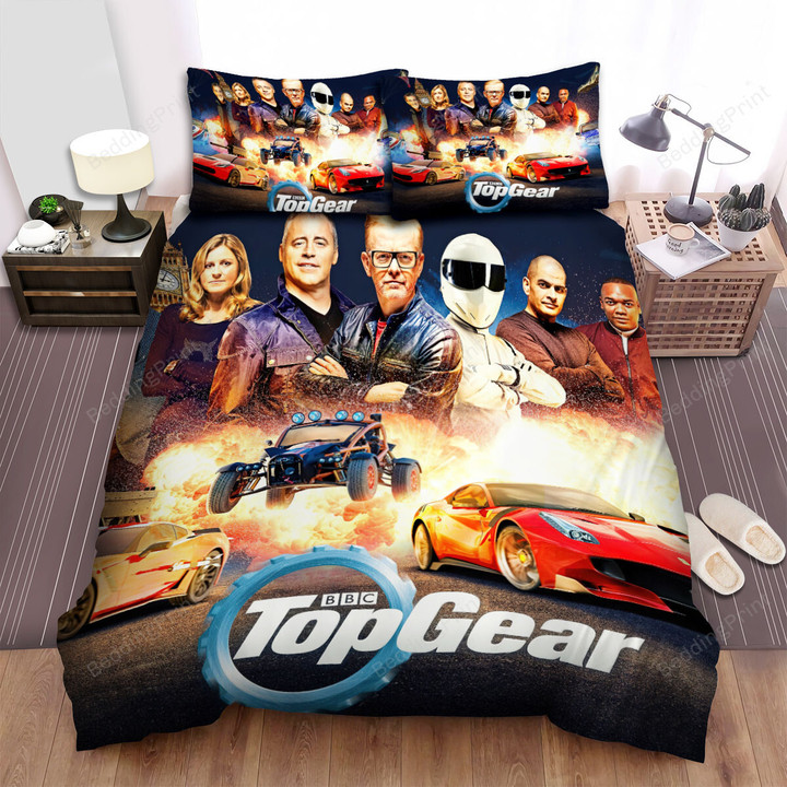 Top Gear Movie Season 23 Actors Bed Sheets Spread Comforter Duvet Cover Bedding Sets