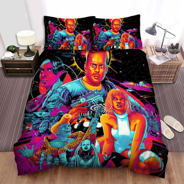 The Fifth Element Movie Art 3 Bed Sheets Spread Comforter Duvet Cover Bedding Sets