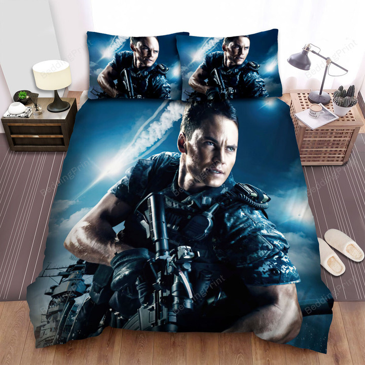 Battleship Taylor Kitsch Poster Bed Sheets Spread Comforter Duvet Cover Bedding Sets