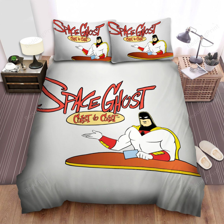 Space Ghost Coast To Coast Interview Desk Bed Sheets Spread Duvet Cover Bedding Sets