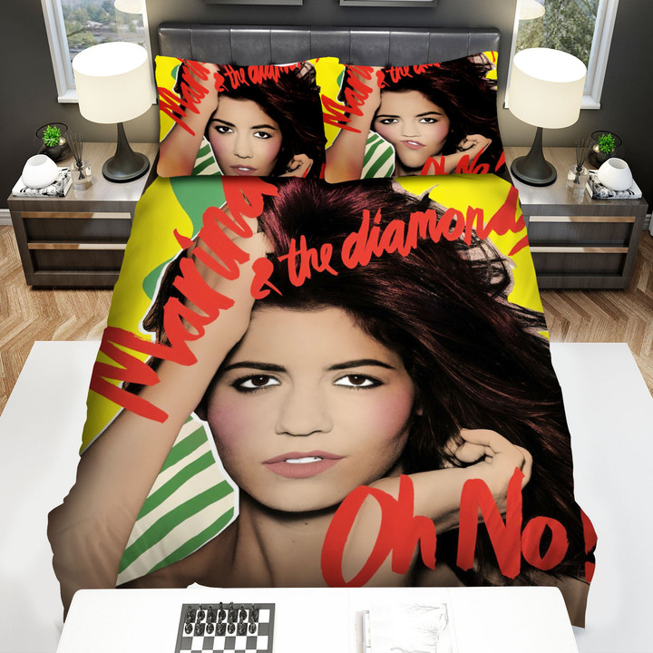 Marina And The Diamonds Oh No  Bed Sheets Spread Comforter Duvet Cover Bedding Sets