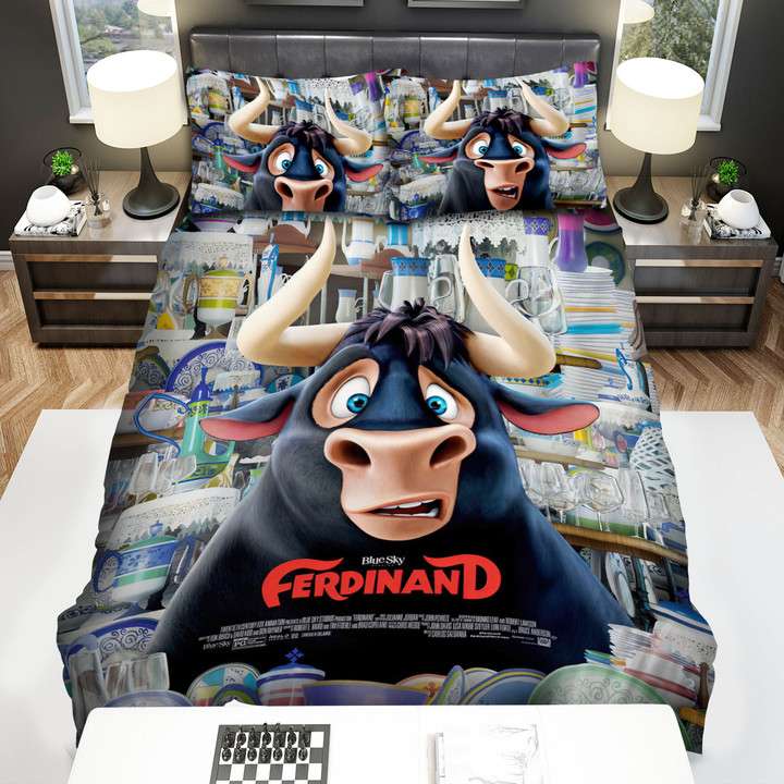 Ferdinand (2017) Movie Poster 2 Bed Sheets Spread Comforter Duvet Cover Bedding Sets