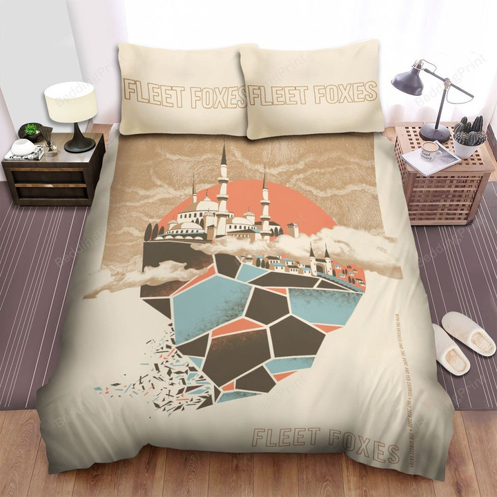 Fleet Foxes Band Sky Castle Art Bed Sheets Spread Comforter Duvet Cover Bedding Sets