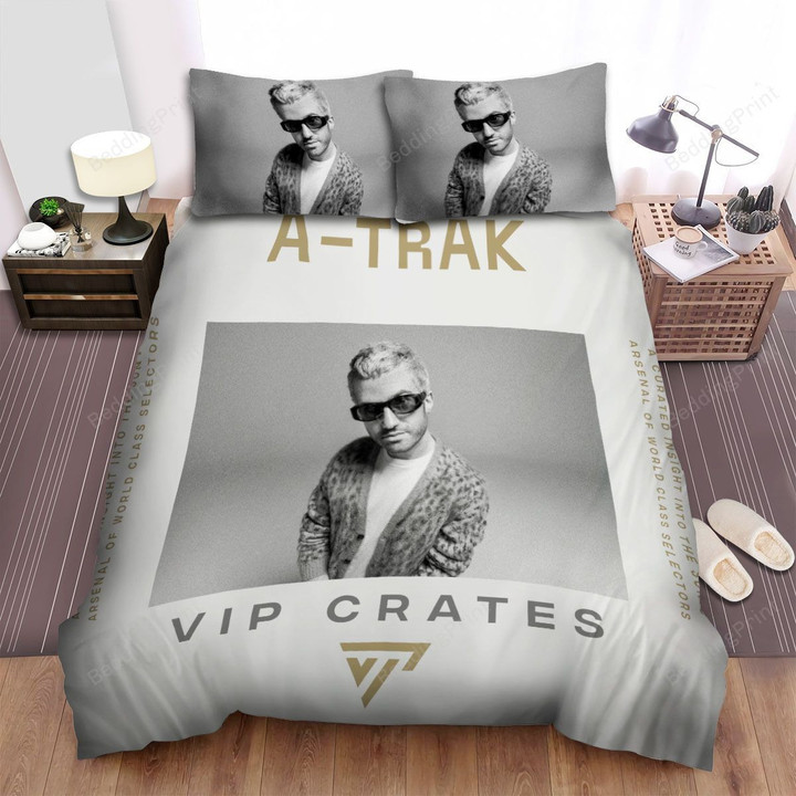 A-Trak Vip Crates Album Music Bed Sheets Spread Comforter Duvet Cover Bedding Sets
