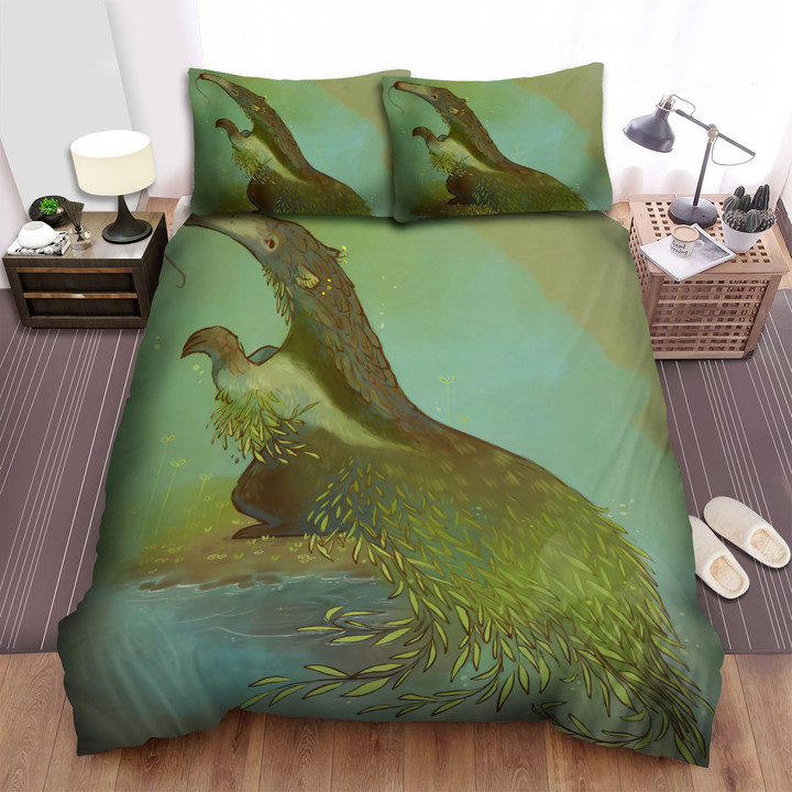 The Wild Animal - The Leaves Fur Anteater Bed Sheets Spread Duvet Cover Bedding Sets