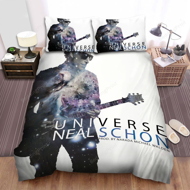 Neal Schon Universe Album Cover Bed Sheets Spread Comforter Duvet Cover Bedding Sets