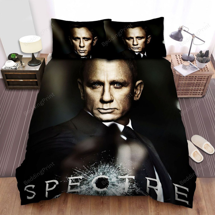 Spectre (I) James Bond Poster 3 Bed Sheets Spread Comforter Duvet Cover Bedding Sets