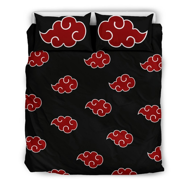 Naruto Akatsuki Duvet Cover Bedding Set