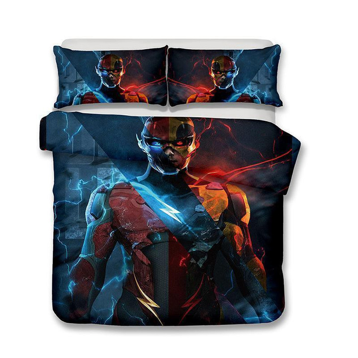 Dc Barry Allen The Flash 3D Customized Duvet Cover Bedding Set
