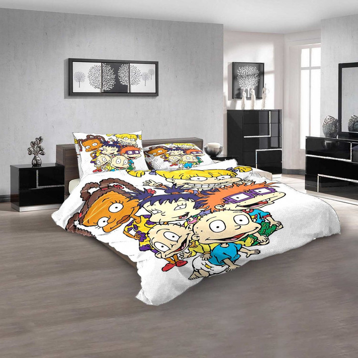Cartoon Movies Rugrats 3d Bedding Set