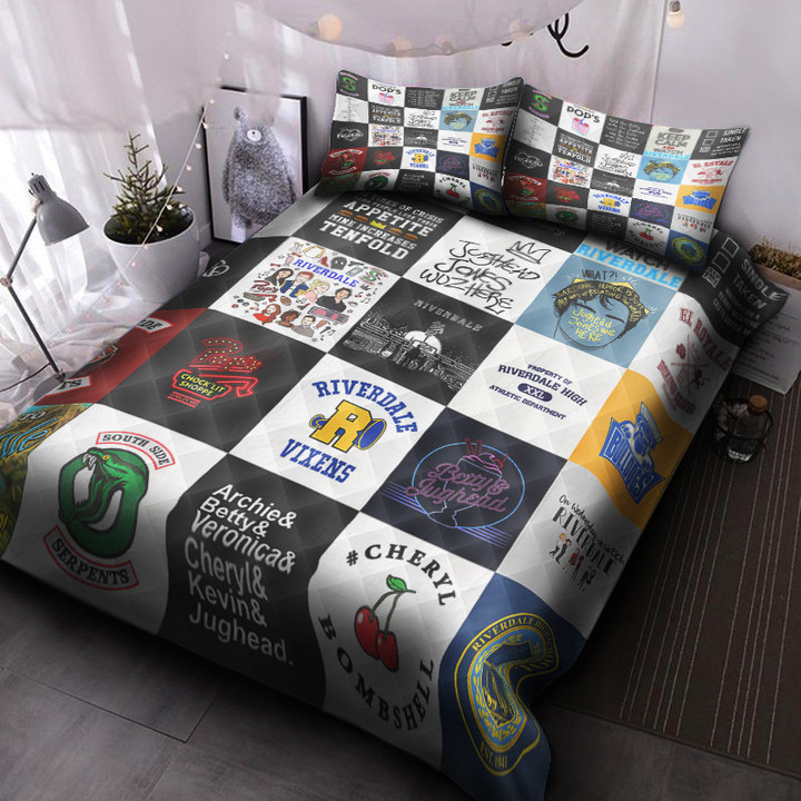 Riverdale Collage Bedding Set