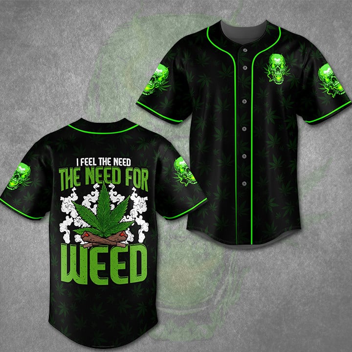 Need Weed Baseball Jersey WED2005N11KD
