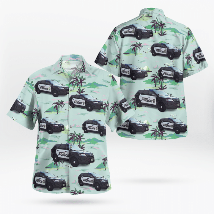 NLSI2302BG05 Green Bay Police Ford Police Interceptor Utility Hawaiian Shirt
