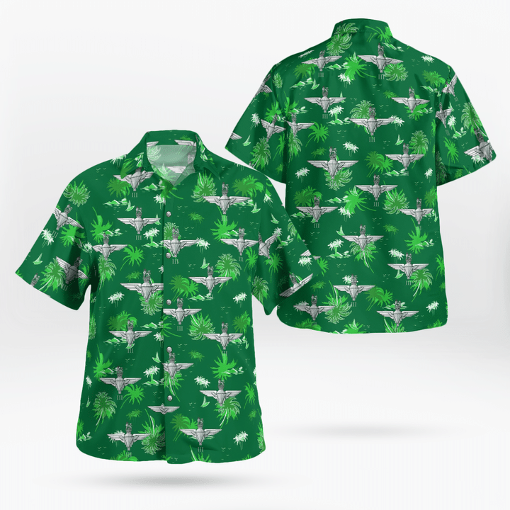 TRMP2402BG03 British Army, 3rd Battalion, Parachute Regiment (3 PARA) Hawaiian Shirt