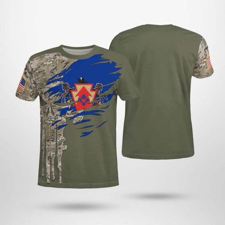 BCTT0607BG11 213th Regional Support Group (United States) 3D T-Shirt