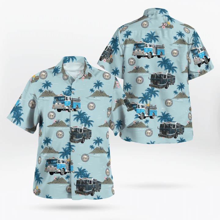 Tamaqua, Pennsylvania, American Hose Co #1 Hawaiian Shirt TRHH1207BG10