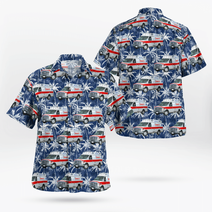 Trinity EMS Inc., Lowell, Massachusetts Fleet Hawaiian Shirt KTLT1307BG07