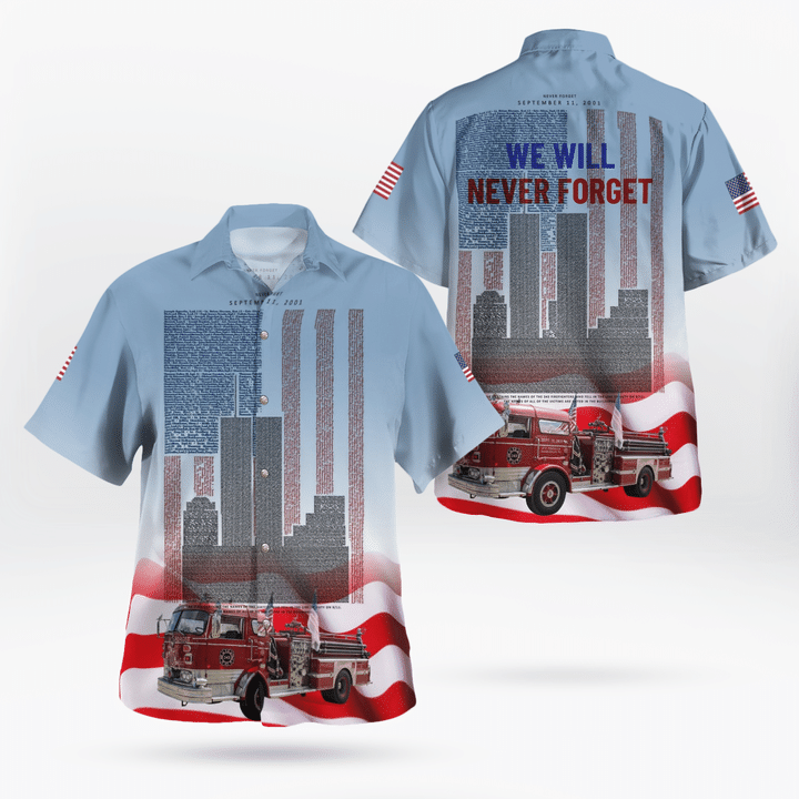 Shanksville, Pennsylvania, WTC Pentagon, Patriot Day 9 11 Hawaiian Shirt DLTD1507BG05